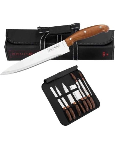 Royalty Line RL-K9C - Set coltelli 9 pezzi con custodia - Royalty Line