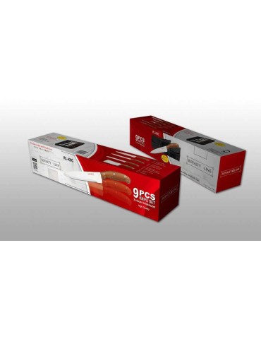 Royalty Line RL-K9C - Set coltelli 9 pezzi con custodia - Royalty Line 2