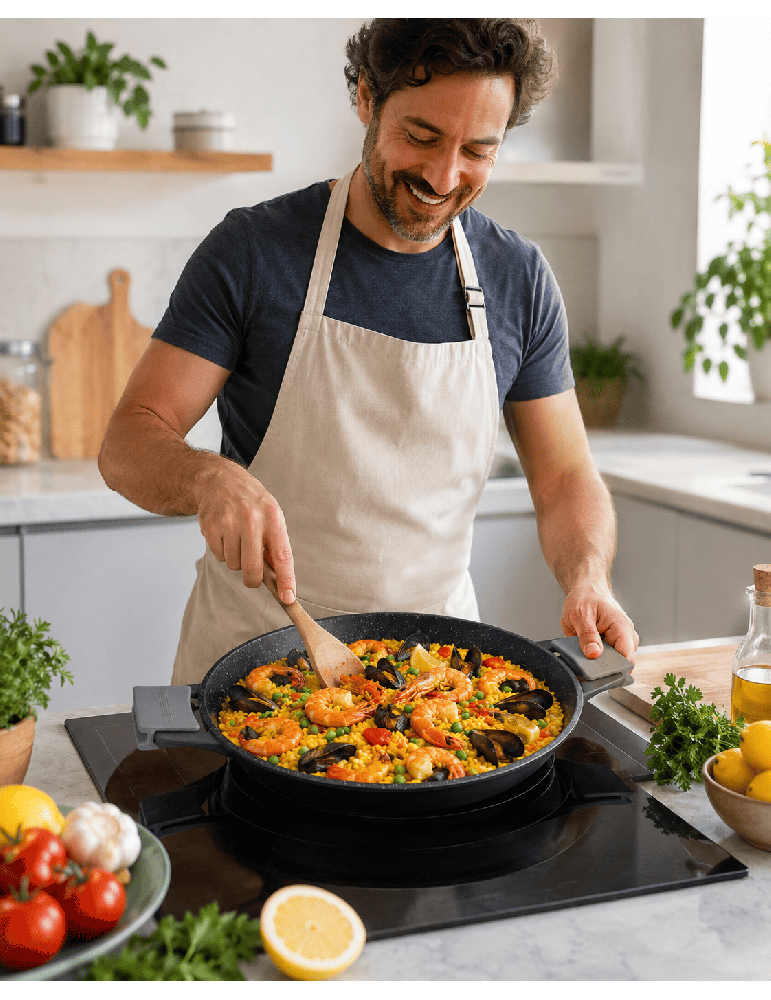 Royalty Line RL-MP - Padella paella antiaderente induzione
