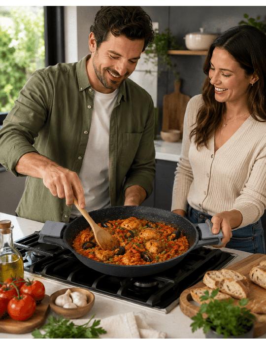 Royalty Line RL-MP - Padella paella antiaderente induzione