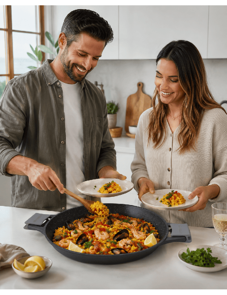 Royalty Line RL-MP - Padella paella antiaderente induzione