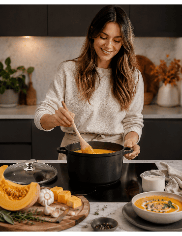 Royalty Line RL-AD - Pentola per zuppe con coperchio antiaderente induzione 2