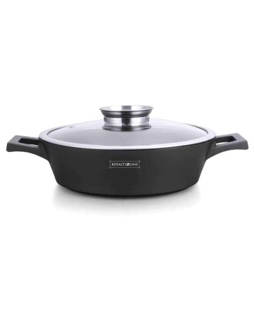 Royalty Line RL-MR - Casseruola bassa con coperchio antiaderente induzione