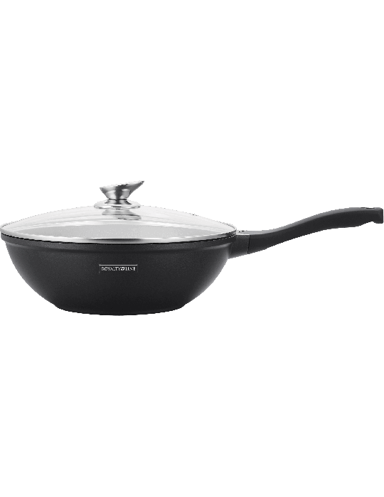 Royalty Line RL-BW - Wok con coperchio antiaderente induzione