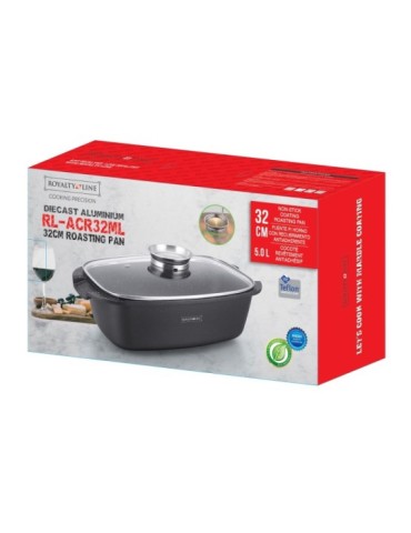 Royalty Line RL-ACR - Casseruola da arrosto antiaderente induzione 2