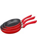 Royalty Line RL-PM3F - Set padelle 3 pezzi antiaderente induzione